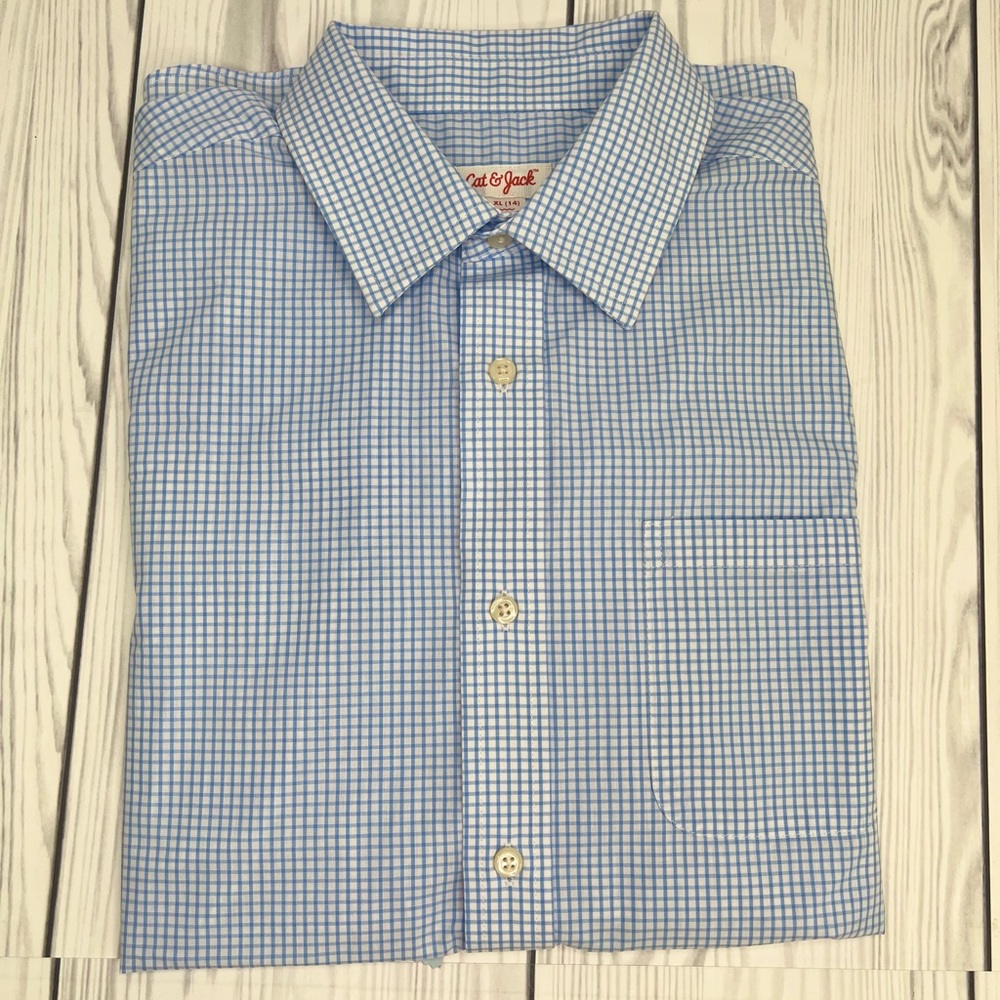 Boys' Long Sleeve Button-Down Shirt - Cat & Jack